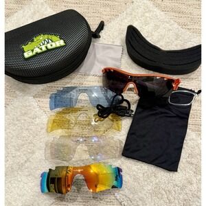 GATOR MENS POLARIZED INTERCHANGEABLE BASEBALL SOFTBALL  GLASSES SUNGLASSES